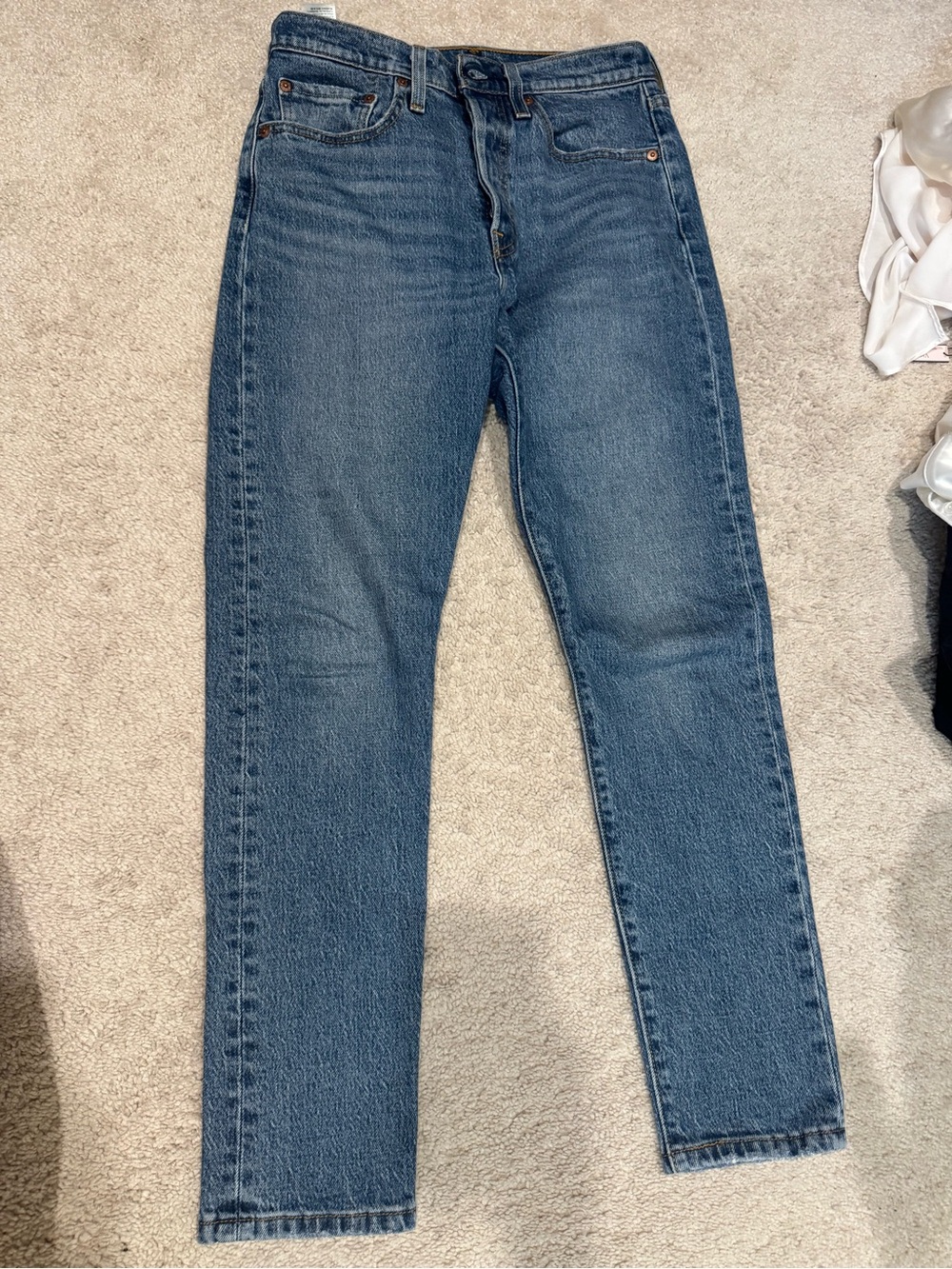 Levi's Straight-Leg Jeans in Blue Wash